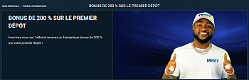 Image du bonus d’accueil 1xbet senegal