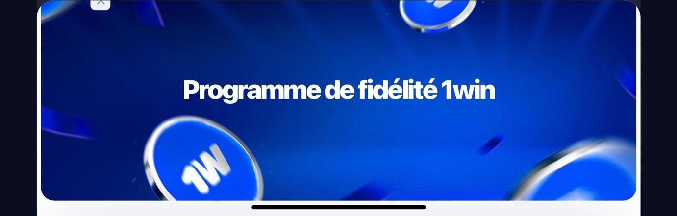 Programme de fidélité 1Win